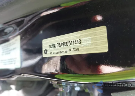 2014 Jeep Compass Sport из США, поврежденный, VIN 1C4NJCBA9ED511443